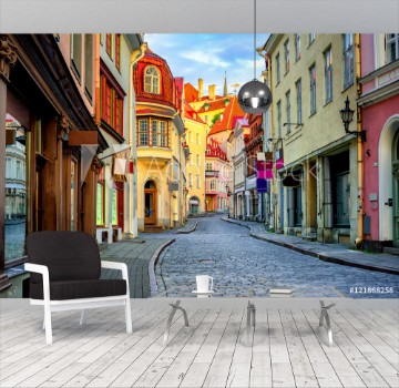 Picture of Old town of Tallinn Estonia